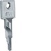 Sleutel voor kast/lessenaar Vega Hager Reservesleutel voor cilinderslot VZ311/VZ313 VZ312